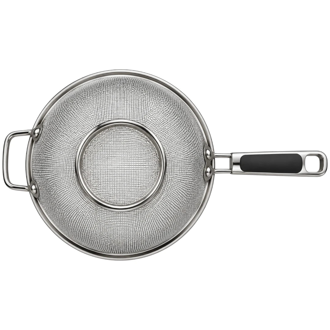 Ovida Deep Bowl Stainless Steel Fine Mesh Kitchen Sieve
