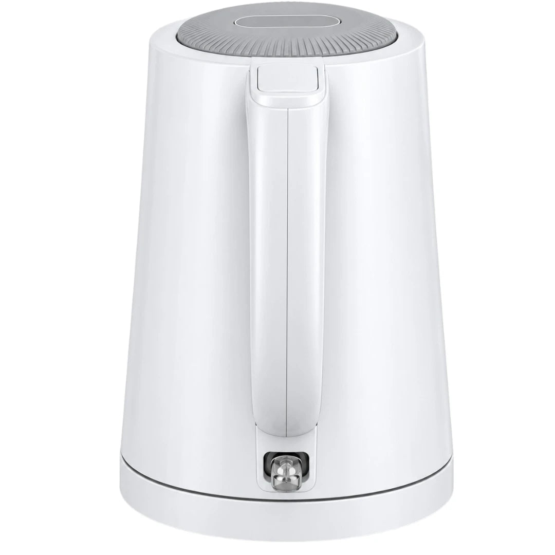 Ovida Modern White Electric Kettle With Water Level Indicator