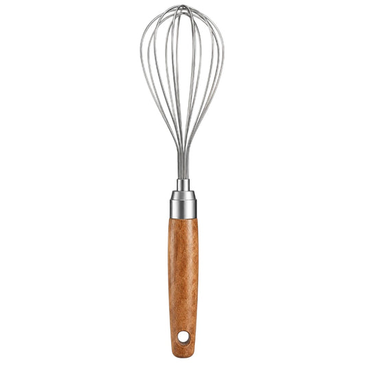 Ovida Stainless Steel Balloon Whisk with Natural Wood Handle