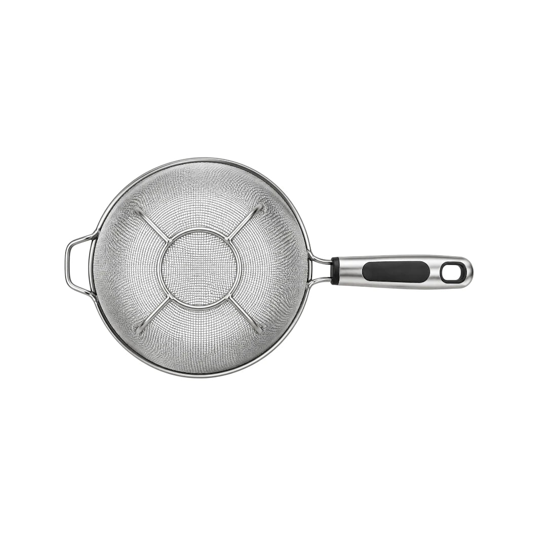 Ovida Stainless Steel Fine Mesh Kitchen Sieve with Handle