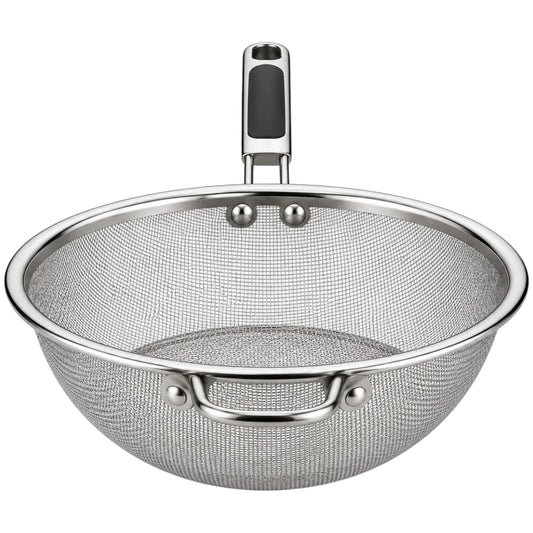 Ovida Deep Bowl Stainless Steel Fine Mesh Kitchen Sieve