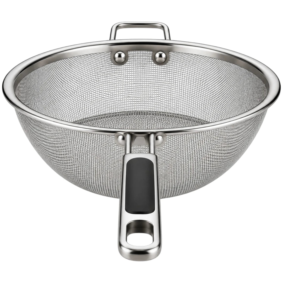 Ovida Deep Bowl Stainless Steel Fine Mesh Kitchen Sieve