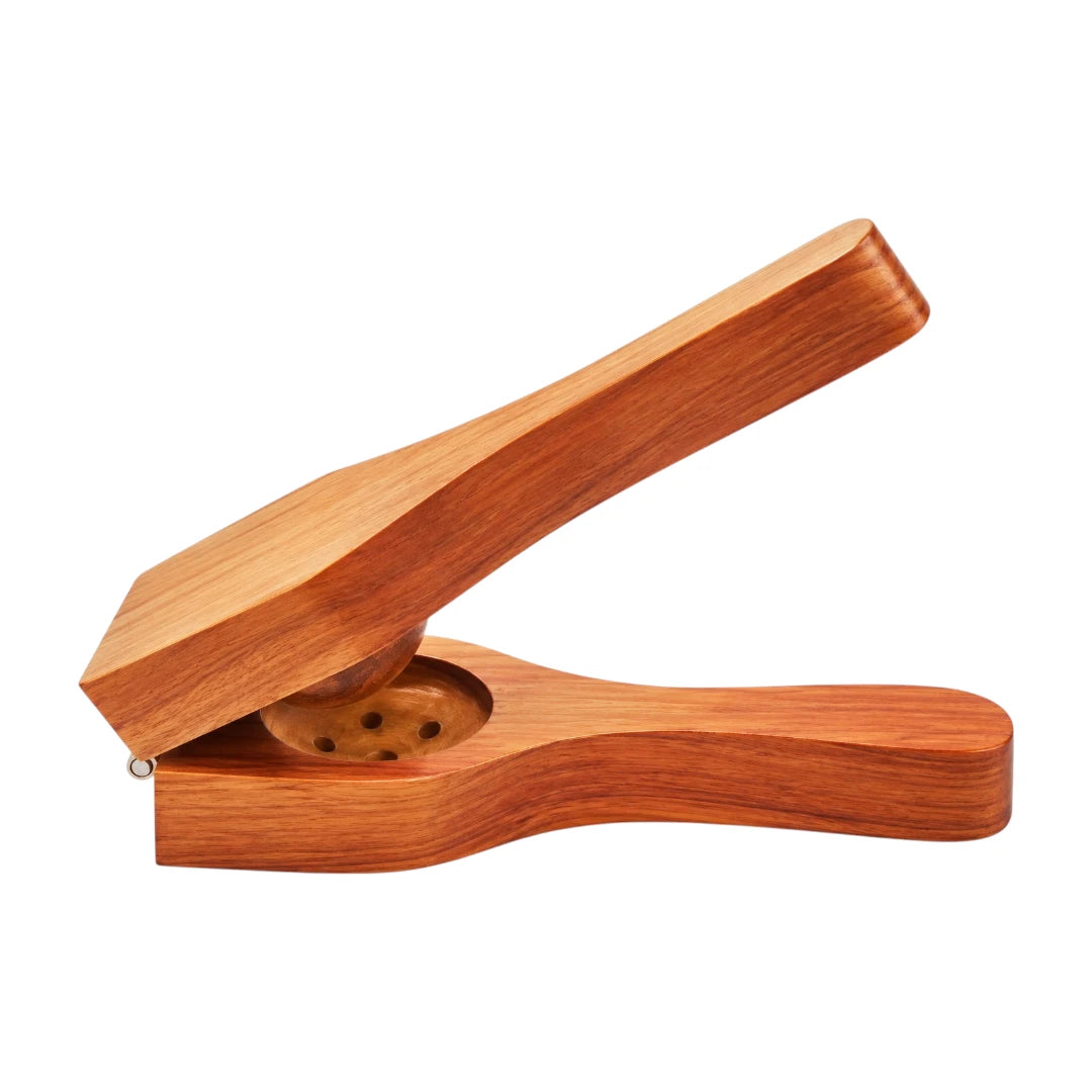 Ovida Wooden Manual Fruit Press Kitchen Juicer Handheld Tool