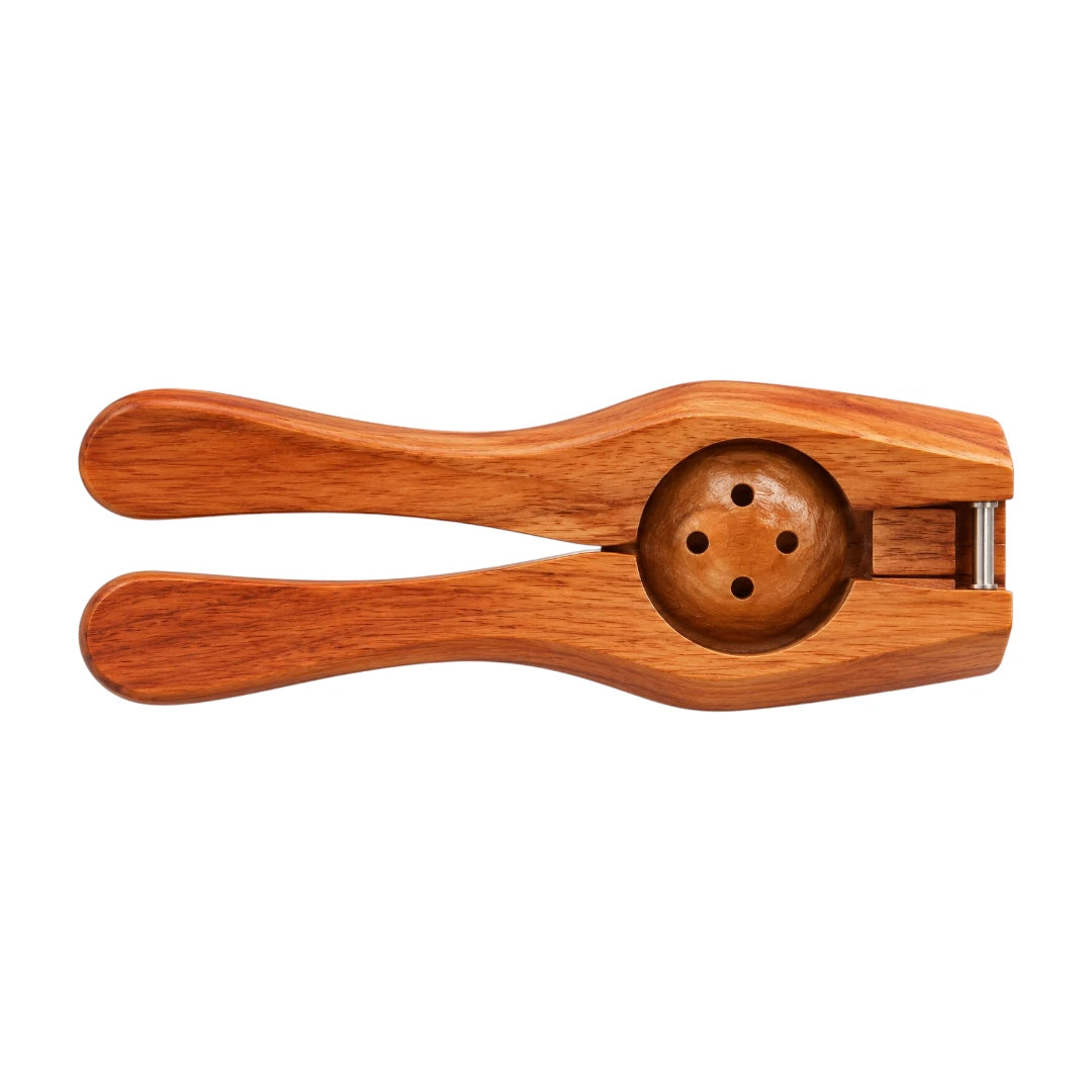 Ovida Wooden Manual Fruit Press Kitchen Juicer Handheld Tool