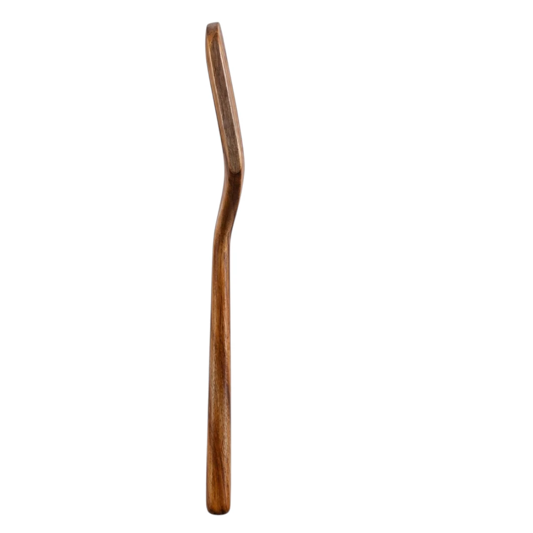 Ovida Wooden Slotted Kitchen Spatula with Natural Wood Handle
